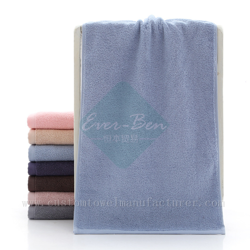 China Custom Cotton Large Grey body towel Supplier|Promotional Cotton Sport Towels Gift Wholesale Exporter for Germany France Italy Netherlands Norway Middle-East USA